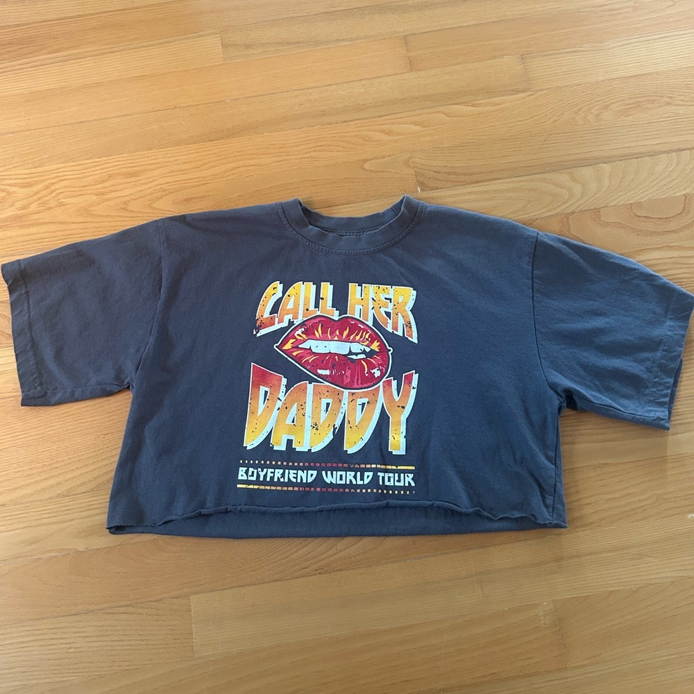 Call Her Daddy Boyfriend World Tour Cropped Shirt